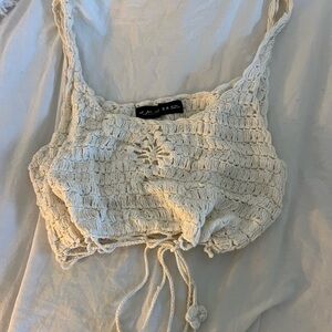 URBAN OUTFITTERS Crochet Top Size M